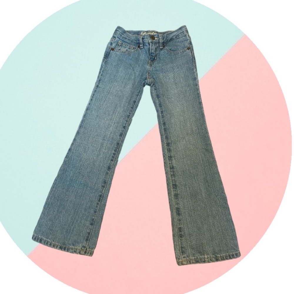 Bootcut girl jeans